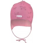 Little Angel čepice podšitá zavazovací Outlast růžová pes/pruh starorůžový – Sleviste.cz