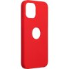 Pouzdro a kryt na mobilní telefon Apple Pouzdro Forcell Silicone Apple iPhone 12 mini červené