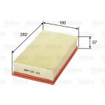 Vzduchový filtr VALEO 585262 – Hledejceny.cz