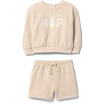 GAP Baby teplákový set Unisex Béžová – Zboží Dáma