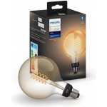 Philips Hue 8719514279131 LED designová žárovka 1x7W 1xE27 550lm 2100K Globe, Bluetooth, Teplá bílá – Hledejceny.cz