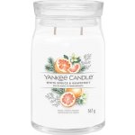 Yankee Candle Signature White Spruce & Grapefruit 567 g – Zboží Mobilmania