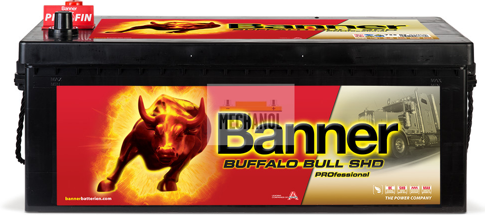 Banner Buffalo Bull SHD PROfessional 12V 225Ah 1150A SHD725 03