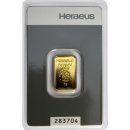 Heraeus zlatý slitek 5 g