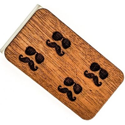 Spona na peníze Dřevěná Wood Gentleman – Zboží Dáma