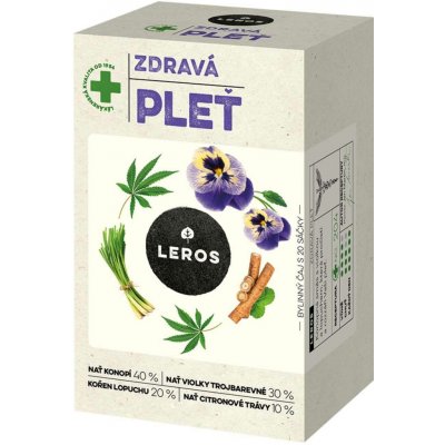 Leros Zdravá pleť konopí & violka 20 x 1,5 g – Sleviste.cz