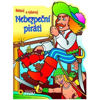 Nebezpeční piráti nalepuj a vybarvuj