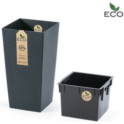 Prosperplast Květináč URBI SQUARE ECO antracit 26,5 cm