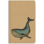 Baloušek Notes nelinkovaný A5 kraft velryba – Zbozi.Blesk.cz