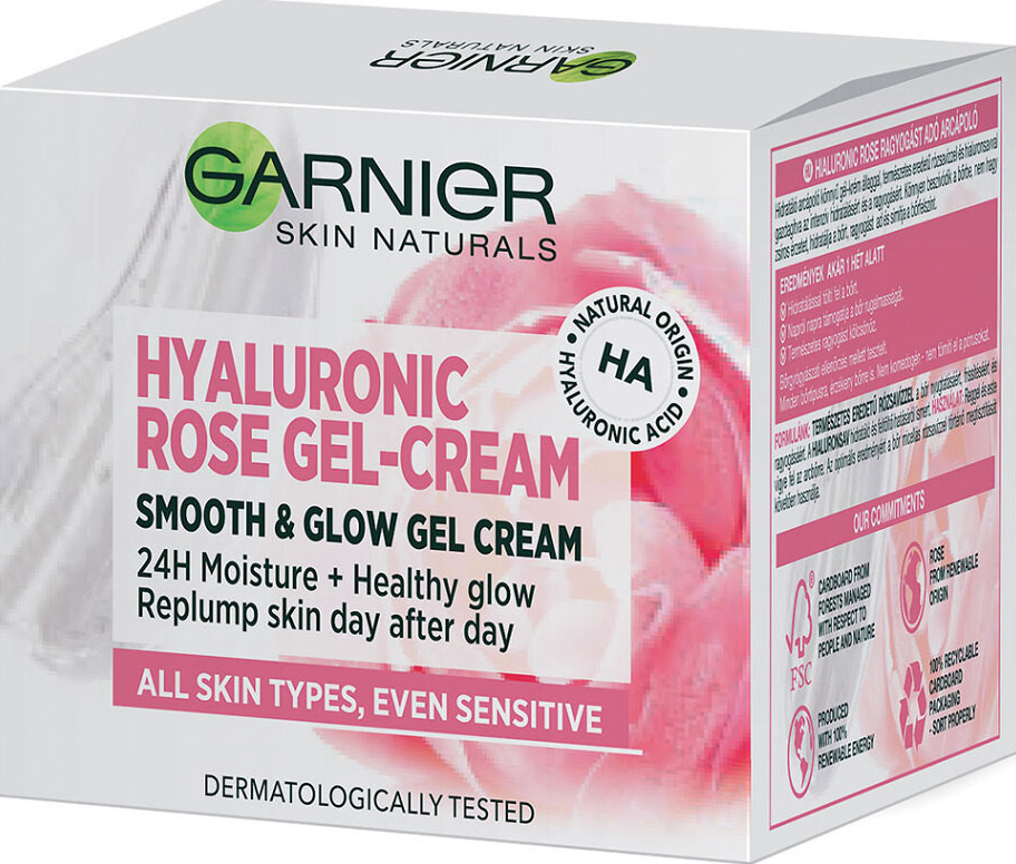 Garnier Hyaluronic Rose gel sensitive 50 ml