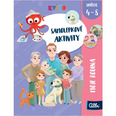Albi Kvído Samolepkové aktivity Moje rodina – Hledejceny.cz