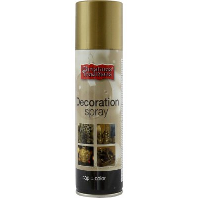 Dekorační sprej zlatý 150 ml – Zbozi.Blesk.cz