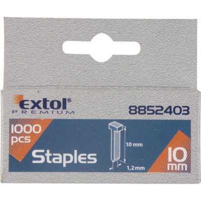 EXTOL PREMIUM hřebíky 14mm, 2.0x0.52x1.2mm, balení 1000ks 8852405 – Zbozi.Blesk.cz