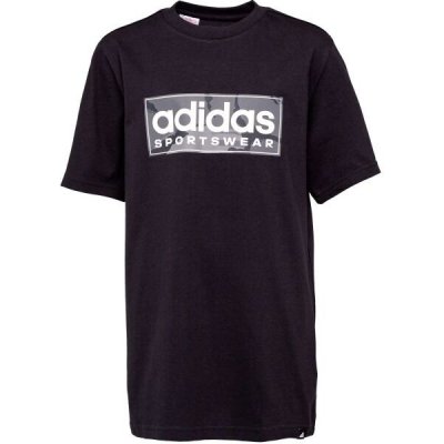 adidas Tričko Camo Linear IW1373 černá – Sleviste.cz