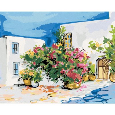 Zuty Malování podle čísel KYTICE KVĚTIN NA PARAPETU – Hledejceny.cz