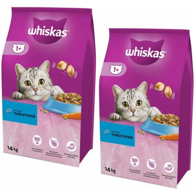 Whiskas Adult tuňák 2 x 14 kg – Zboží Dáma