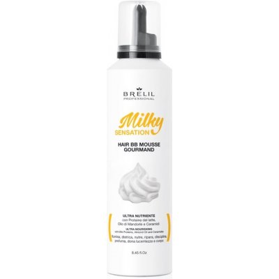 Brelil Numéro Milky Sensation Hair BB Mousse pěna pro nepoddajné a krepatějící se vlasy 250 ml – Hledejceny.cz