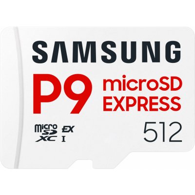 Samsung MicroSDXC 512GB P9 Express MB-MK512T/WW – Zbozi.Blesk.cz