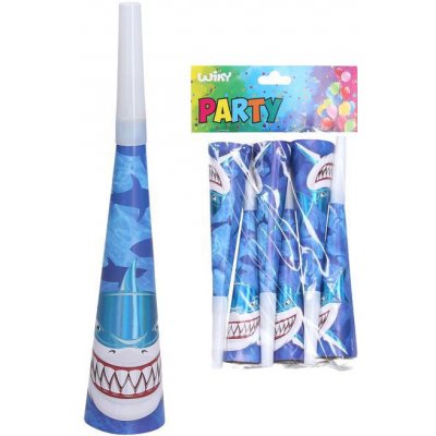 Wiky Párty trumpetky Žralok 20 cm 6 ks – Zbozi.Blesk.cz