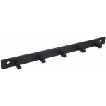 Věšák PATRIK 5x háček ČERNÝ MAT 210x15mm – Hledejceny.cz