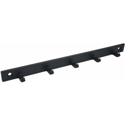 Věšák PATRIK 5x háček ČERNÝ MAT 210x15mm – Hledejceny.cz