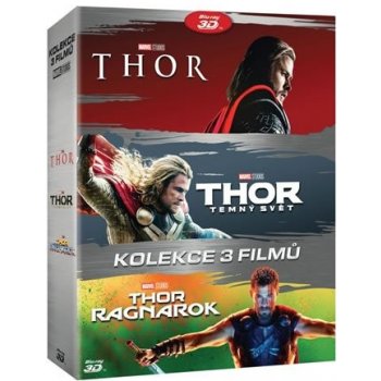 Thor kolekce 1-3 (6Blu-ray 2D+3D): Blu-ray