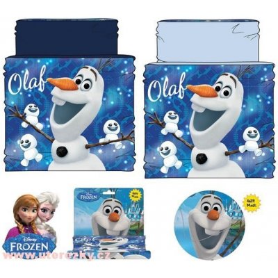 nákrčník multifunkční šátek OLAF Frozen Ledové Království tm.modrá – Sleviste.cz