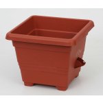 Plastia Květináč samozavlažovací Bergamot 25 x 25 cm terakota – Hledejceny.cz