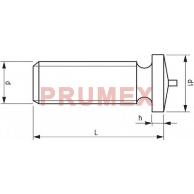 Navařovací svorník DIN 32501 PK-B M6x8 nerezová ocel A2 - 1.4302 – Zboží Mobilmania