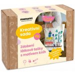 Manumi kreativní sada na zdobení látkové tašky s motivem knih DE verze 1 ks – Hledejceny.cz