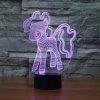 Lampička Beling Dětská lampa Pony 7 barevná S1187