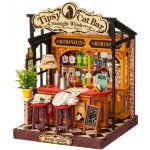 RoboTime 3D dřevěná skládačka Miniatura domečku Tipsy Cat Bar – Hledejceny.cz