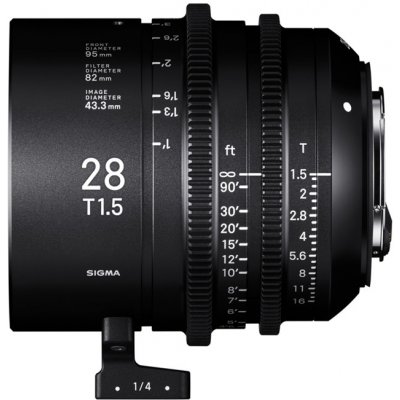 SIGMA CINE 28mm T1.5 FF FL F/VE METRIC Sony E-mount