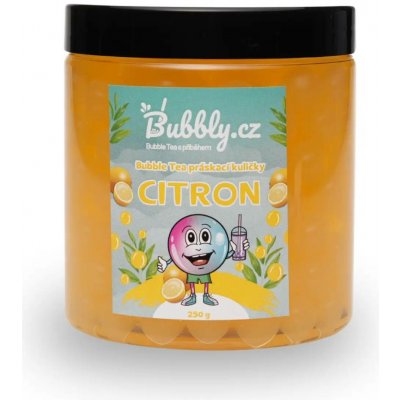 Domácí Bubble Tea Práskací kuličky citron 250 g – Zboží Dáma