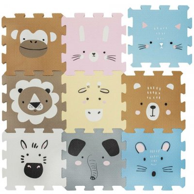 Zopa Pěnová podložka Puzzle 30x30 cm 9ks Wild Life – Sleviste.cz