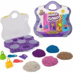 SPIN MASTER Kinetic Sand Variety Case kinetický písek s nástroji v kufříku – Zboží Mobilmania