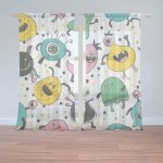 Sablio Záclony Příšerky: 2ks 150x250cm – Zboží Mobilmania
