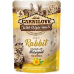 Carnilove Cat Pouch Kitten Rabbit & Marigold 85 g – Sleviste.cz