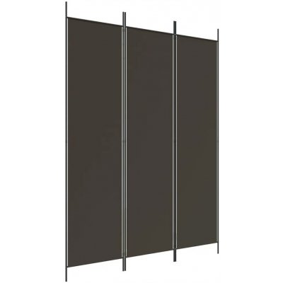 Lumarko Paraván 3-panelový hnědý 150 x 200 cm – Zboží Dáma