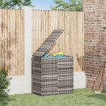 zahrada-XL box PE ratan 100 x 49 x 103,5 cm šedý – Hledejceny.cz