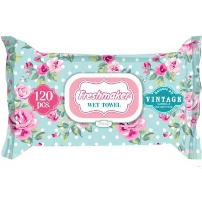 Freshmaker vlhčené ubrousky Vintage 120 ks Modré – Hledejceny.cz