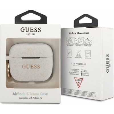 Guess Silikonové Pouzdro pro Apple AirPods Pro GUACAPSILGLWH – Zboží Mobilmania