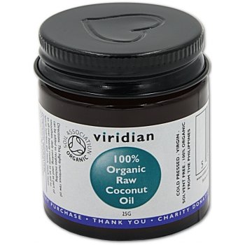 Viridian Kokosový olej Organic Raw 25 g