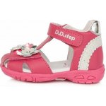 D-D-step svítící kožené sandály AC290-384 21 růžová – Zboží Dáma