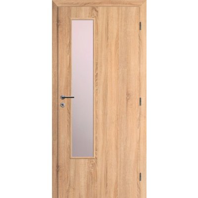 Solodoor L2 sklo, 60 P, 650 × 1985 mm, fólie, pravé, dub Mystic, prosklené 11040505101 – Zboží Mobilmania