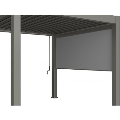 Biohort B489301 Manuální sluneční clona pro pergolu šedý křemen 3,5 – Hledejceny.cz