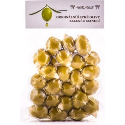 Hermes Zelené olivy s mandlí 150 g – Zboží Dáma