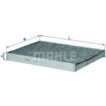 Filtr, vzduch v interiéru MAHLE LAK 463 (LAK463) – Hledejceny.cz