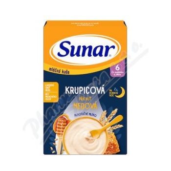 Sunar Ml.krupicová kaše Medová na dobrou noc 210 g