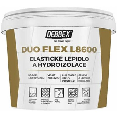 Debbex DUO FLEX L8600 elastické lepidlo a hyroizolace 5 kg – Sleviste.cz